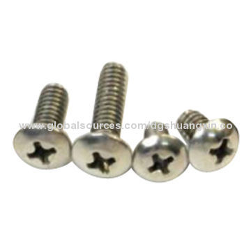 Stainless Steel Round Head Phillips Screws with Drilling Thread