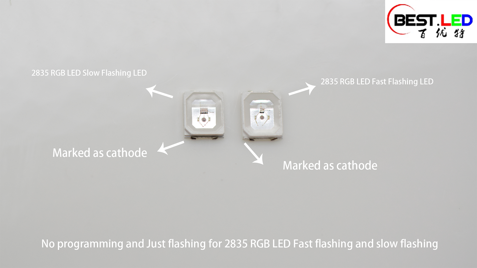 Flashing LED 2835 RGB LED