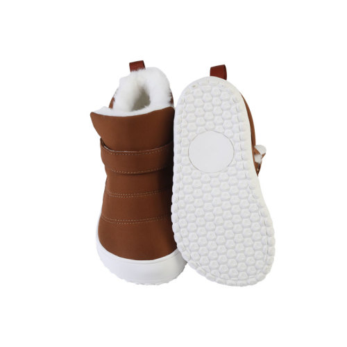 Children Solid Color Ergonomic Snow Boots