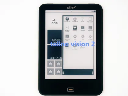 Tab2 flip page Tolino Vision 2/tolino shine 2 HD ink ebook reader book aura 6 inch wifi touch screen