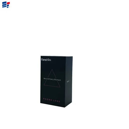 Simple black foldable paper Box