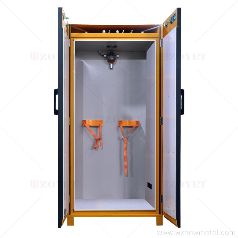 Explosion-proof gas cylinder cabinets used in labs