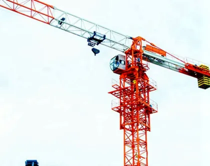 heavy building equipment  tower crane