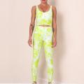 Tie Dye Workout Outfits Zestaw biustonosza sportowego