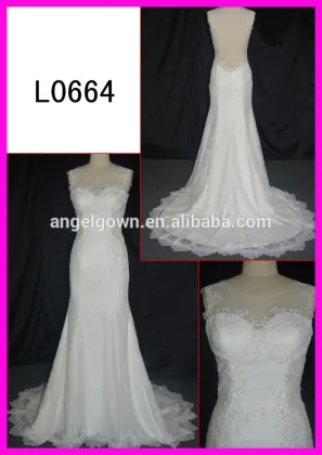 canton fair new arrival lace mermaid wedding dresses fashionable lace lady dresses