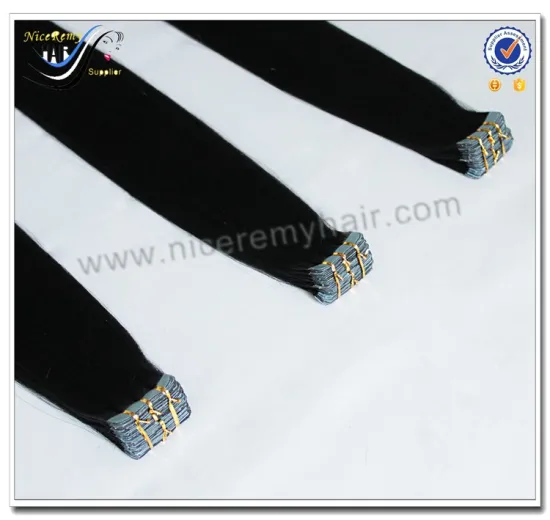 wholesale PU skin weft hair best tape in human hair extensions