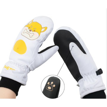 Guantes de snowboard para niños acolchados