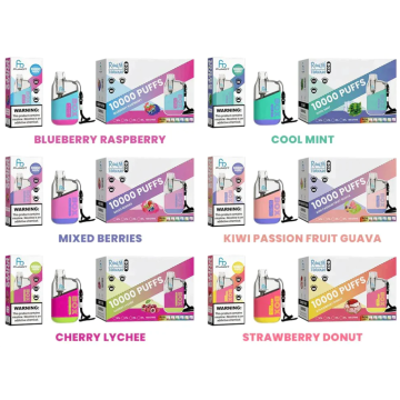 RGB Light Electronic Cigarette Vape Box Fruit Flavors
