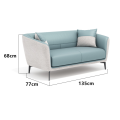 Double seat/Blue 135*77*68cm