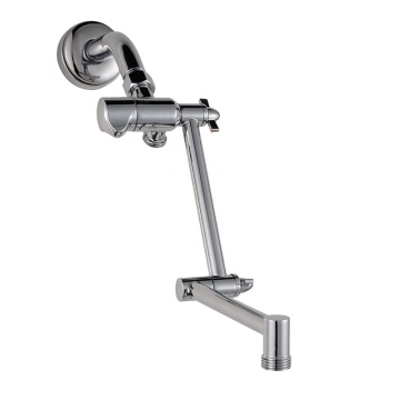 American Style Adjustable 3 Way Rainfall Extendable Chrome Brass Extension Arm for Shower Head and Hand Shower - BSL-SA004