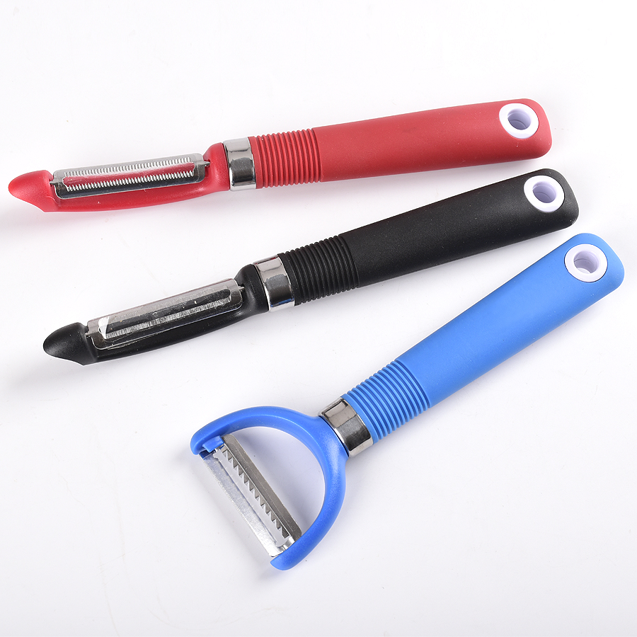 New good grips stainless steel 3-piece peeler set