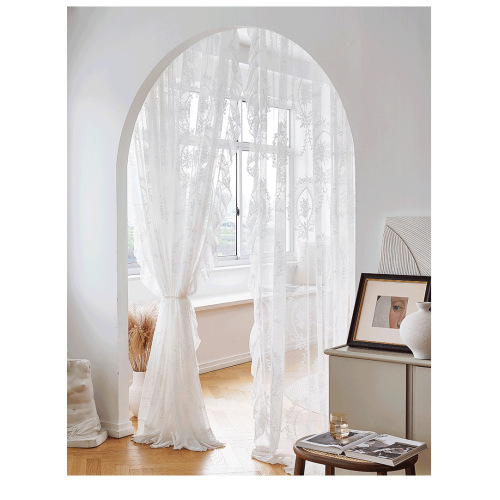 French relief princess rococo gauze curtain