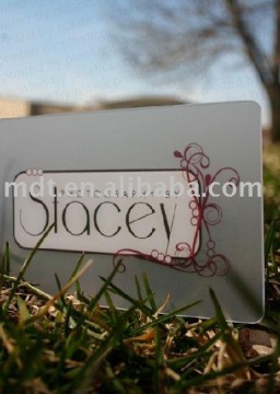 Beautiful Transparent Business Card