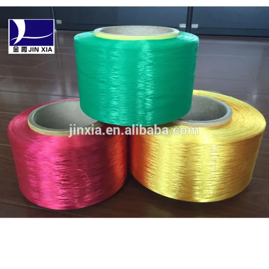 100% polyester dope dyed POY yarn