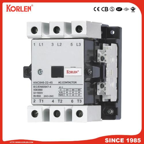 High Quality Electrical AC contactor KNC8 TUV 1000V