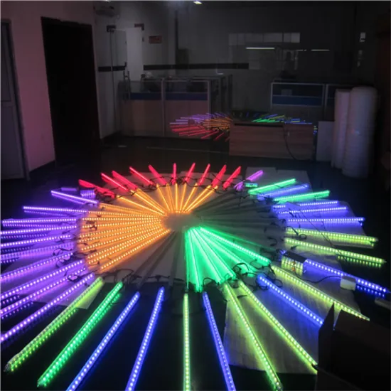 Falling star dmx 3d vertical tube light