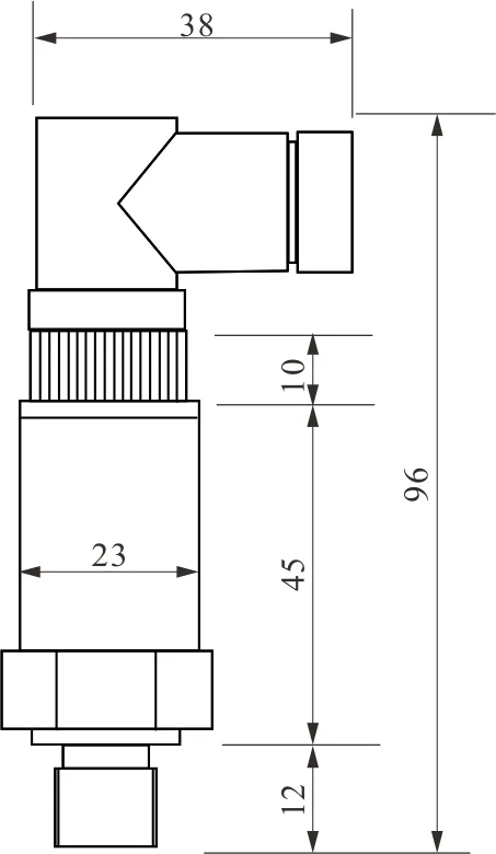 Transmițător de presiune din siliciu compact de înaltă precizie industrial