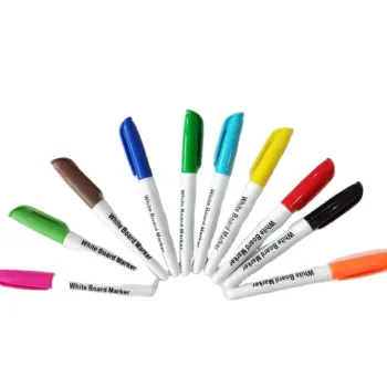 Multicolor Erasable Marker Pen Set - Smooth Writing and Easy Wiping Whiteboard Pens, 10 Colors