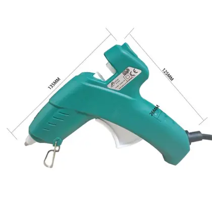 Factory Direct Green Hot-Melt Glue Guns with Glue Sticks - 10W