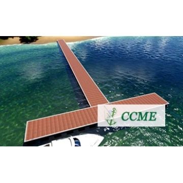 Steel and aluminum frame floating docks floating pontoon floater