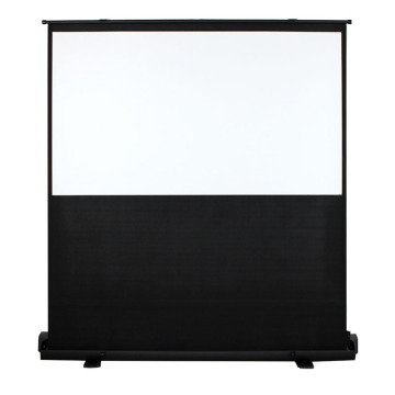 92 Inch 16:9 Manual Pull-Up Floor Standing Projector Screen