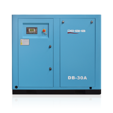 เทคโนโลยีล่าสุด 30hp 22kW สายพานไดรฟ์โดยตรง 7-13 สกรูสกรูเครื่องอัดอากาศ