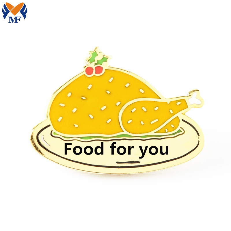 Food Lovers Enamel Pin