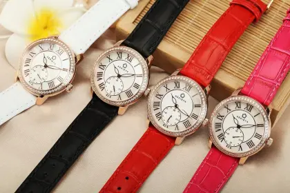 Womens stainless steel strap watches