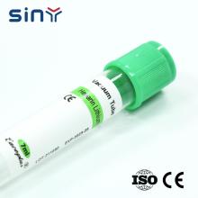 Tubo de heparina de lítio de 7 ml para coleta de sangue