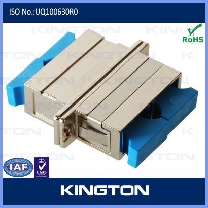 Metal SC Fiber Optic Adapter-Duplex-SM