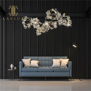 Modern Unique Living Room K9 Crystal Chandelier