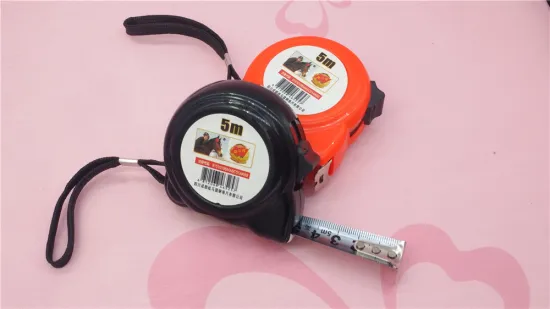 5M Lock Tape Measure Plastic With Nylon Belt
