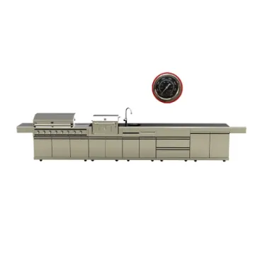 Modern Kitchen Storage Cabinets Chicken Grill Rotisserie Backyard BBQ Grill