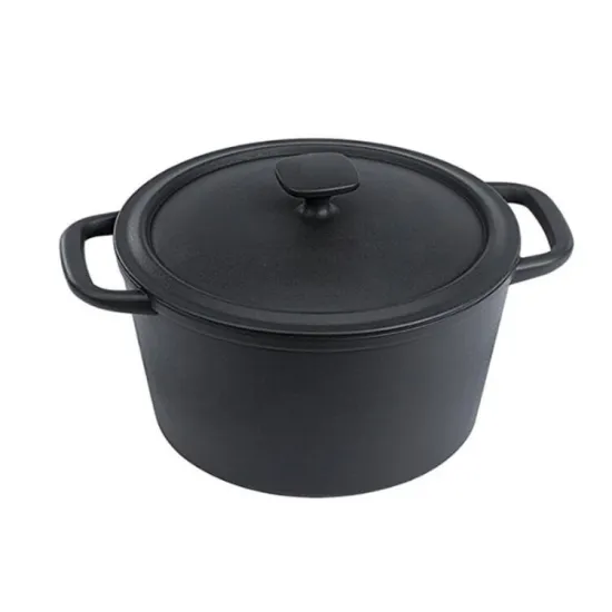 Rugged Camping Round Cast Iron Dutch Oven With Lid camping dutch oven