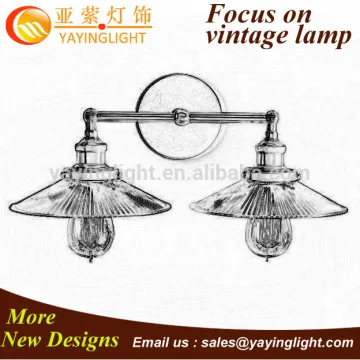 wall fancy lights,iron lamp,antique metal lamp shades