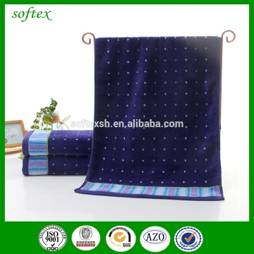 wholesale velour 32s2 jacquard face towel