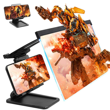 Portable Foldable Adjustable 12'' 3D HD Phone Screen Magnifier for Movies & Games