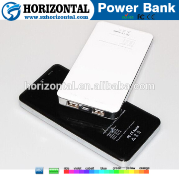 factory promotional wireless power bank 8000mA battery qi car wireless charger