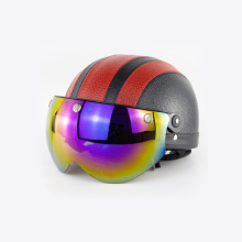 Harley retro meio capacete W lente