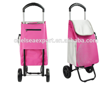 MIni collapsible lightweight folding insulated trolley cooler bag