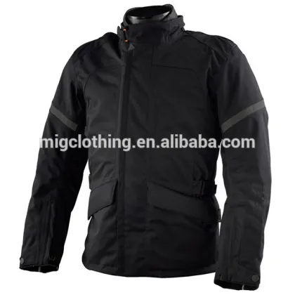 Motorbike airbag jacket with airbag system