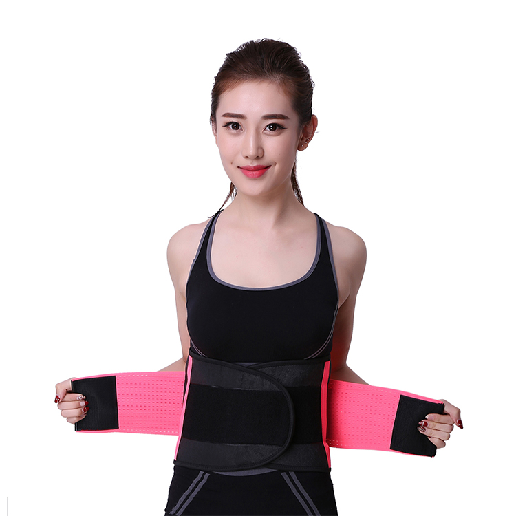 black and white customized logo fashion women waist training belt