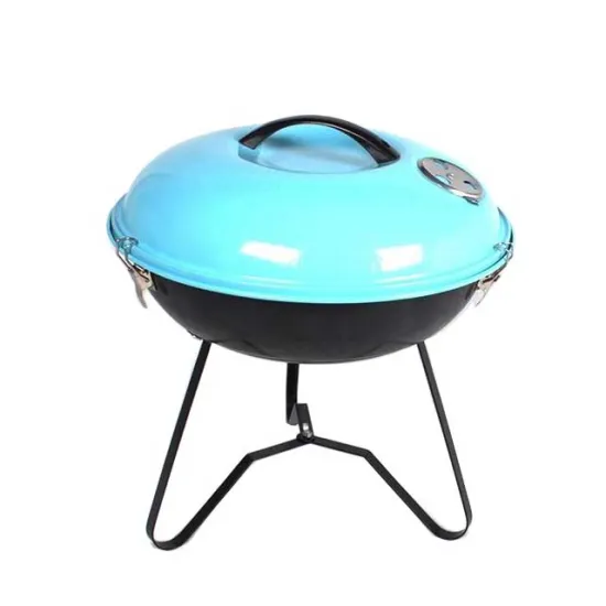 Custom Color 14" Camping Barbecue Grill 47cm Mini Portable Kettle Bbq Charcoal Grill