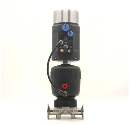 stainless steel control valve with intelligent valve positioner