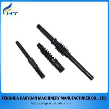 long black oxidation shaft gear worms