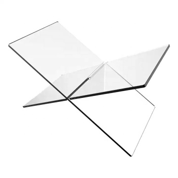 Acrylic X-Type Magazine Holder - Cheap Wholesale Book Reading Rack