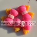 22*28MM Resin Colorful Bow Beads Wholesale Price