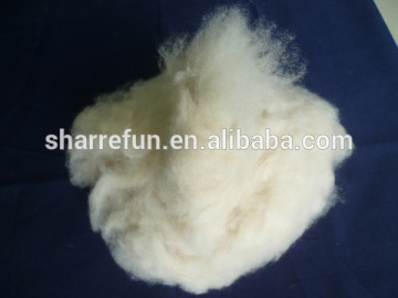Sharrefun Pure dehaired Mongolian cashmere fibre Ivory 16.5mic 26-38mm