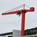 Поворотный кран на стационарной стойке BZD