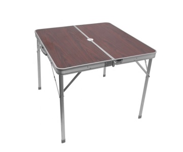 Portable Aluminum Alloy 4-Person Picnic Table and Chair Set - Easy Installation
